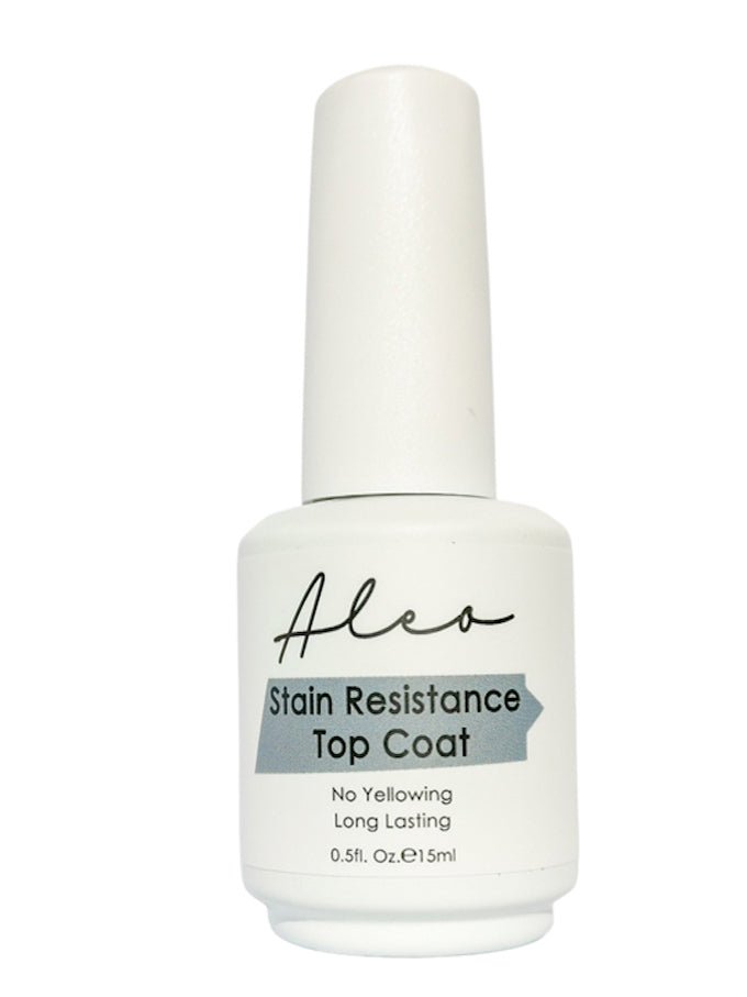 Aleo Stain Resistance Top Coat 15ml Soak Off UV/LED Gel - Creative Beauty